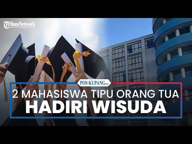 2 Mahasiswa Unika St Paulus Ruteng Tidak Kuliah, Ajak Orang Tua Hadiri Wisuda