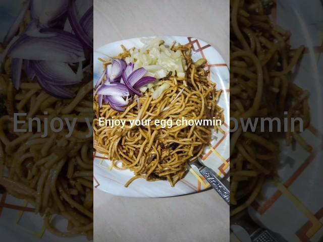 How make egg chowmin recipe unique recipe #recipe #shortsfeed #shortvideo #youtube #food #video