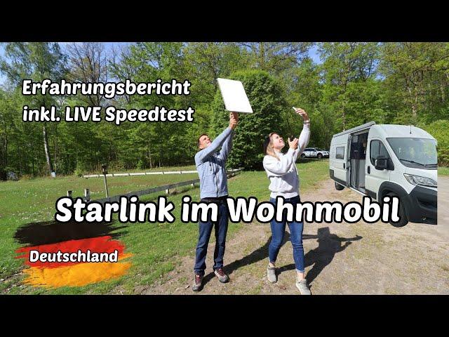 Starlink im Wohnmobil: Lohnt es sich? Erfahrungen und LIVE Speedtest  | Deutschland | PatnSim