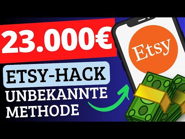 GENIAL! Online Geld verdienen mit Etsy als absoluter Anfänger – Komplettanleitung! (Mega Potenzial!)