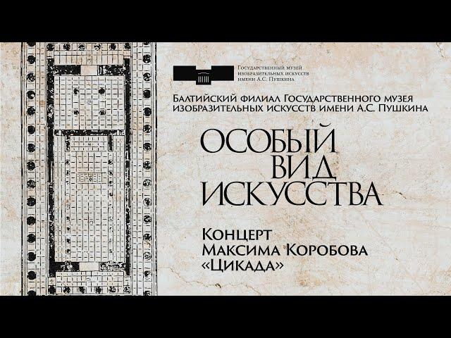 Концерт Максима Коробова «Цикада»