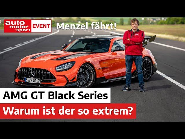 Menzel fährt Mercedes-AMG GT Black Series: Warum ist das Auto so extrem? | auto motor und sport