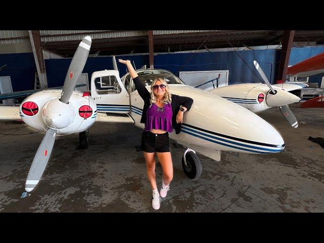 MY FIRST TIME FLYING A PIPER SENECA | TEST FLIGHT!