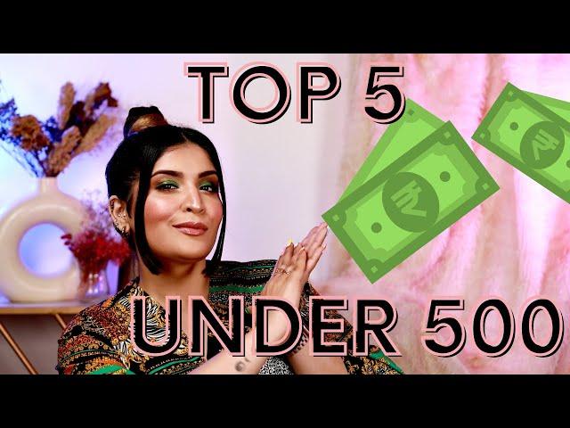 Top 5 Under ₹500 All Makeup! | Best Makeup For Summers | Shreya Jain