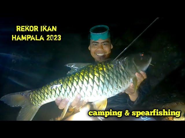 CAMPING & Spearfishing , bermalam di hulu sungai demi ikan hampala segede Badan ...!!