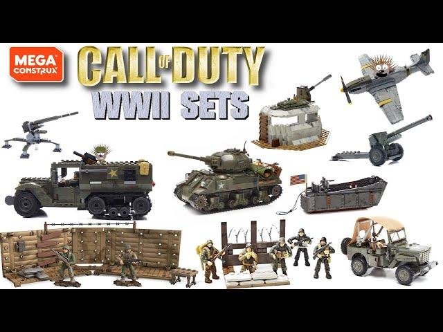 All WWII Mega Construx Call Of Duty Sets