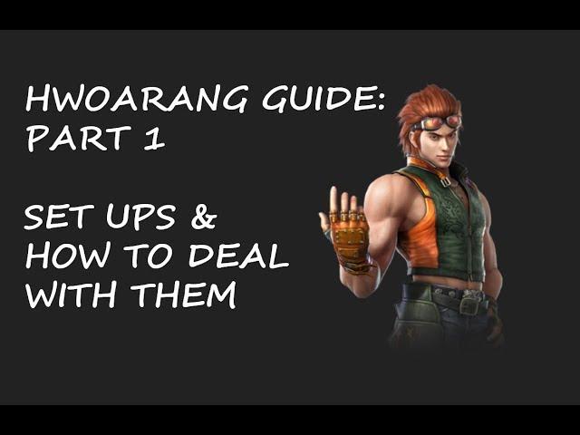 Hwoarang: Frame traps, Counter hit setups & How to escape them Part 1