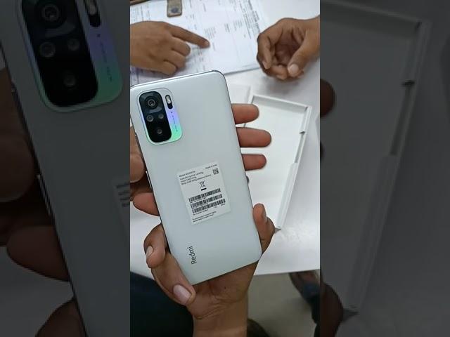 REDMI NOTE 10 FROST WHITE 4/64 UNBOXING