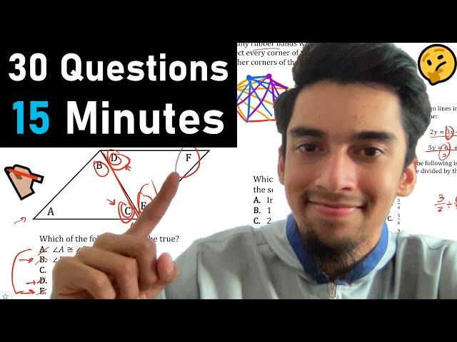 Answer 5 Academy's 30 Questions in 15 Min w/ Our BEST ACT® Math Timing Strategy