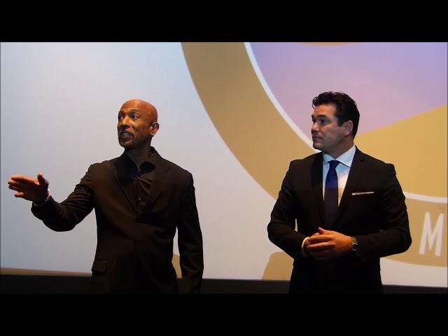 Dean Cain​ and Montel Williams​ introducing Architects of Denial at DC Premiere