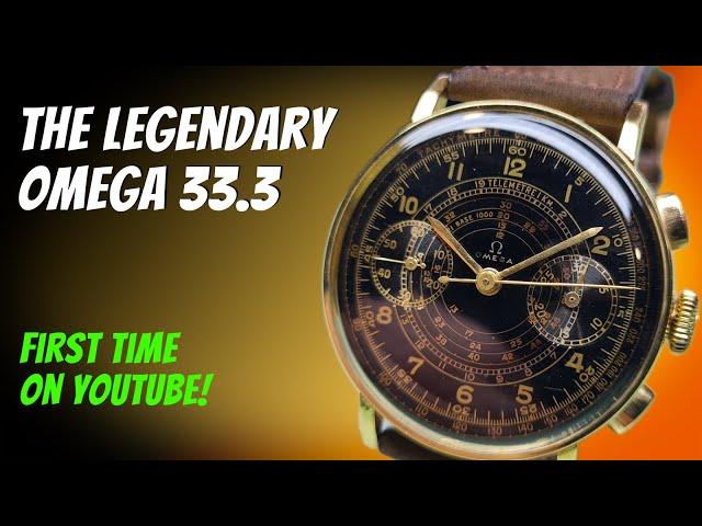 First time on YouTube - the legendary Omega 33.3