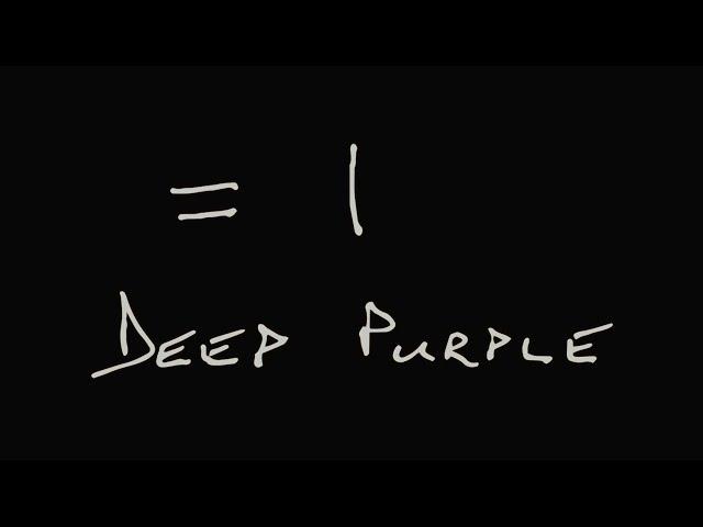 Deep Purple =1 (Official Interview) | '=1' is OUT NOW!