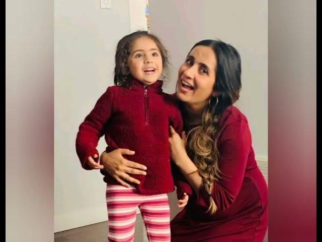 Actress Sabreen Hisbani Adorable Pictures With Her Daughter And Husband