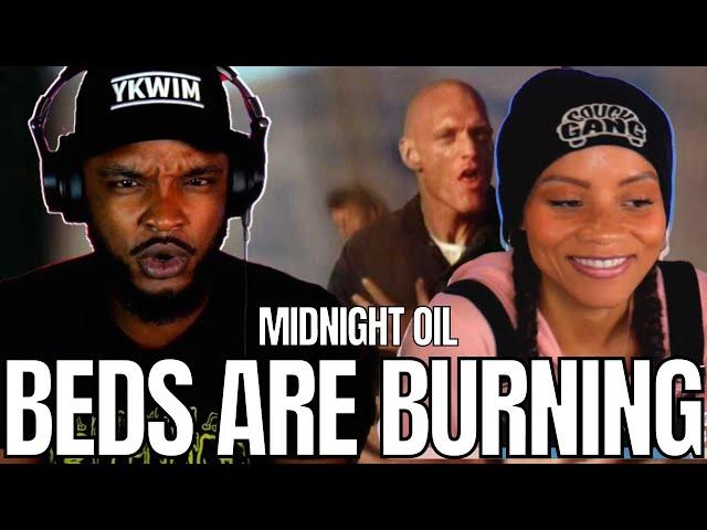 CATCHY!!  Midnight Oil - Beds Are Burning REACTION