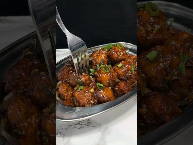 Veg Manchurian ASMR Cooking #shorts #crunchytreats #asmr #food #cooking #chinesefood #vegmanchurian