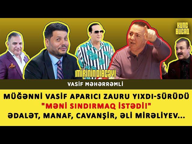 Müğənni Vasif Aparıcı Zaura elə sözlər dedi ki: İstədi, məni sındırsın I VİDEOSUNU ÇƏKİB...