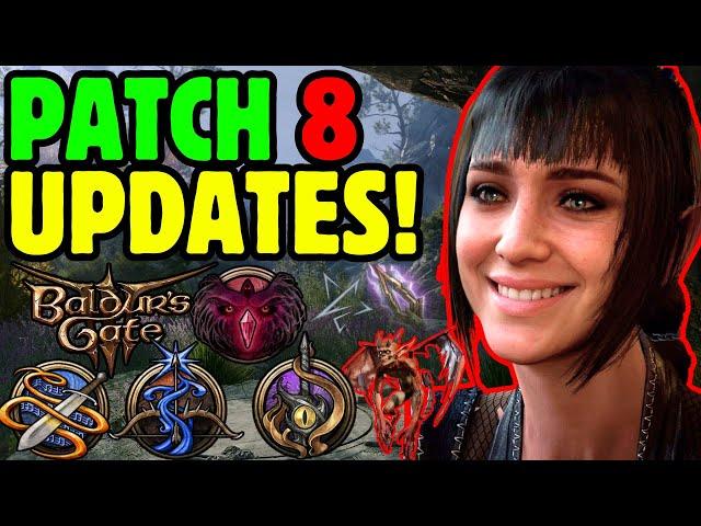 PATCH 8 SURPRISE UPDATES in Baldur's Gate 3