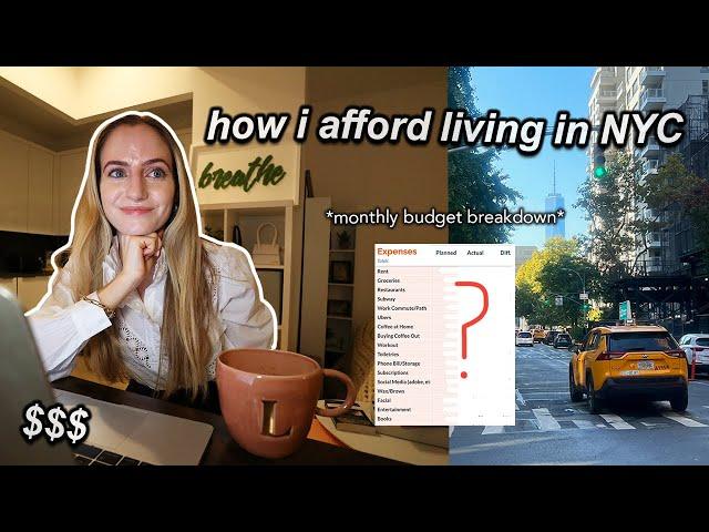 what i spend in a month living in NYC *as a 25 year old*