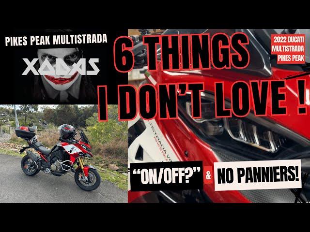 Six things I don't love about the Ducati Multistrada V4 Pikes Peak