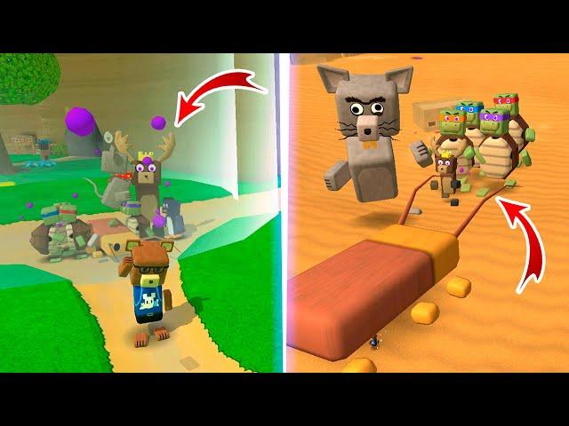 Enemies in a Glass Track Super Bear Adventure Gameplay Walkthrough