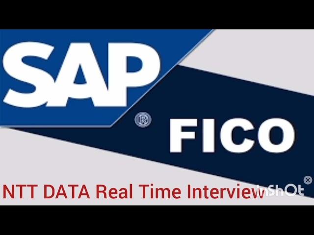 SAP FICO CONSULTANT 5 YEARS EXPERIENCE NTT DATA Real time Interview.  Part 1