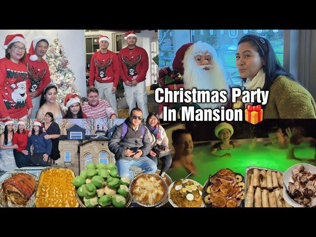 One Week Living In A Mansion All Friends Attended To Our Christmas Party Massive House Experience