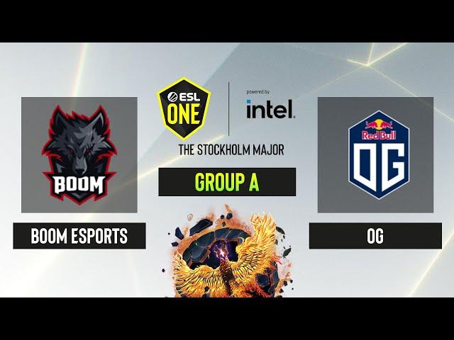 Dota2 - OG vs. BOOM Esports - Game 2 - Group A - ESL One Stockholm 2022