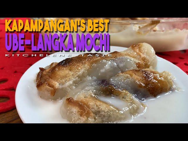 RECIPE 019 I UBE LANGKA MOCHI I KAPAMPANGAN MOCHI I KITCHELENE TASTE VLOGS