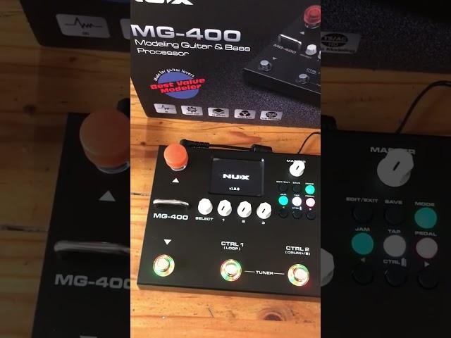 NUX MG-400 Modeling Guitar and Bass Processor #nuxefx #guitar