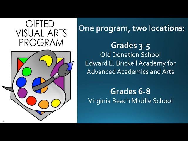 VBCPS Gifted Visual Arts Program