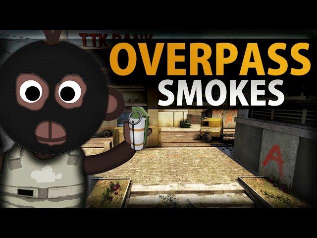 CS:GO - Essential Overpass Smokes