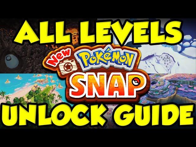 NEW POKEMON SNAP COMPLETION GUIDE! How To Unlock ALL Levels In New Pokemon Snap!