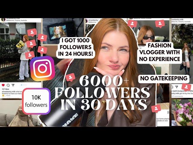 HOW I GAINED 6000+ FOLLOWERS AS A NEW INFLUENCER