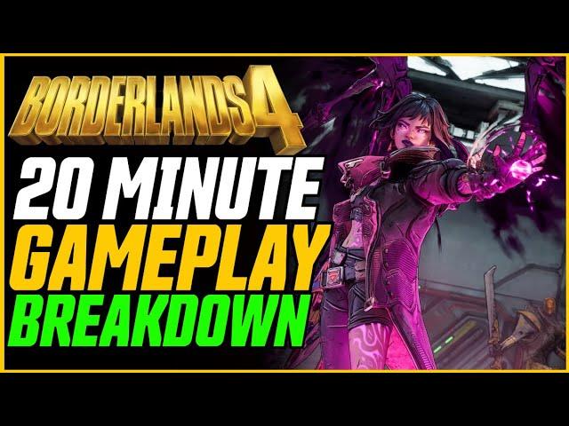 NEW BORDERLANDS 4 GAMEPLAY BREAKDOWN! New Action Skills, Manufactures, Skill Trees & More!
