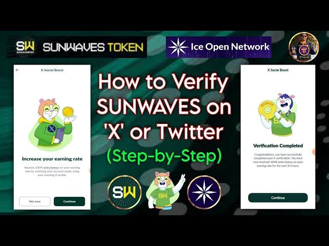 How to Verify SUNWAVES Token Account on 'X' Handle or Twitter Step-by-Step Guide