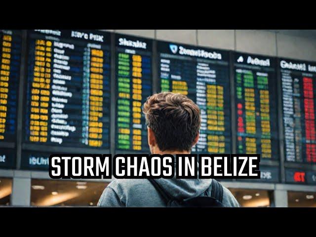 Our Belize Flight Turned Back! Storm Drama, Delays, & Travel Tips ️️