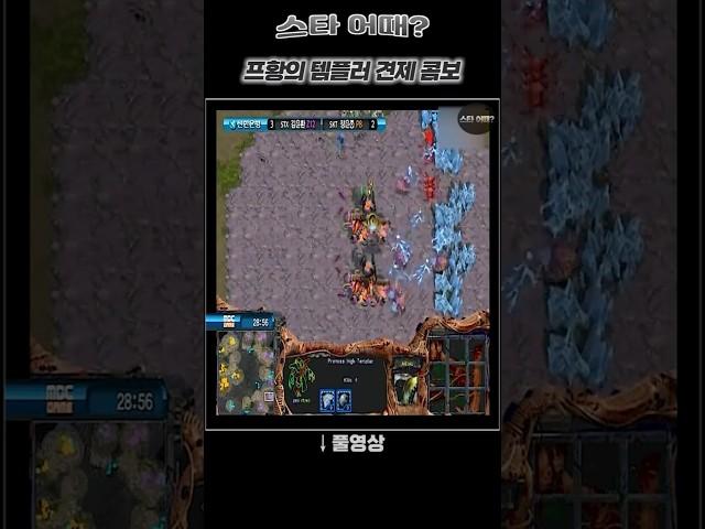 정윤종 템플러 견제 콤보 #스타명경기