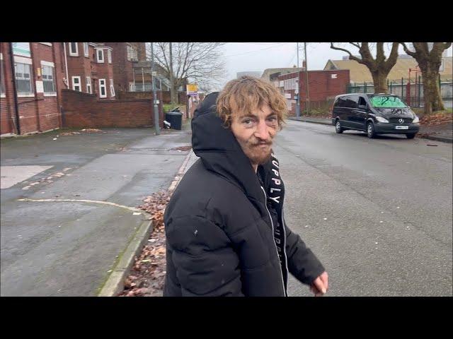 Sleeping in a Bin shoot - Junction Rikki Interview part 2 #Newtown #Birmingham