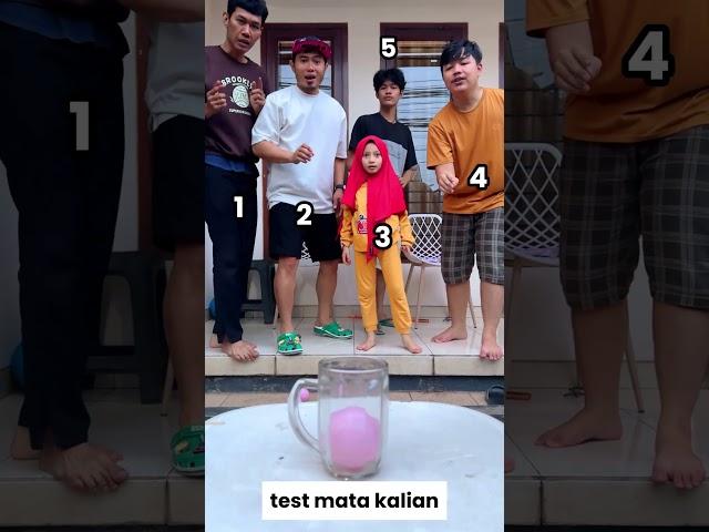 AQILA TEST KEMAMPUAN MATA  #shorts