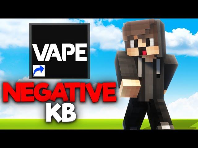 vape client added negative knockback..?