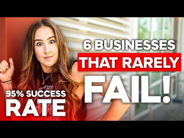 Businesses that Never Fail? 6 Businesses with Amazingly Low Failure Rates [Backed by Data]