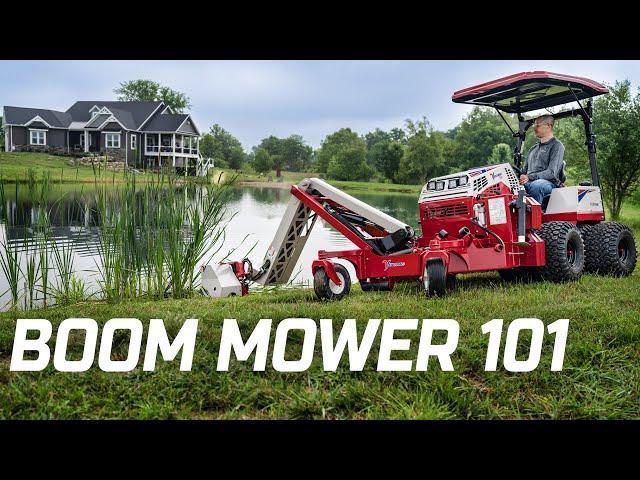 How To Operate The Ventrac Tractor Boom Mower