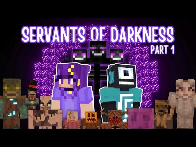 We defeated the SERVANTS OF DARKNESS! - Part 1 (Minecraft Adventure Map!)