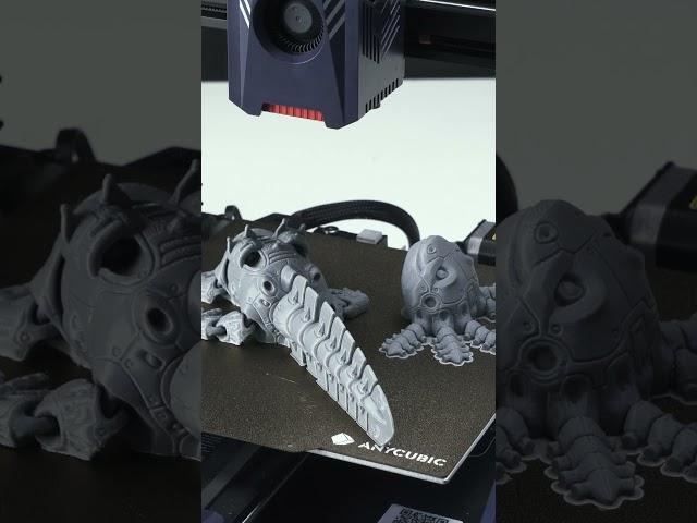 Look, here's coming a really cool Robot Axolotl! Printed by Anycubic Kobra 2 Pro