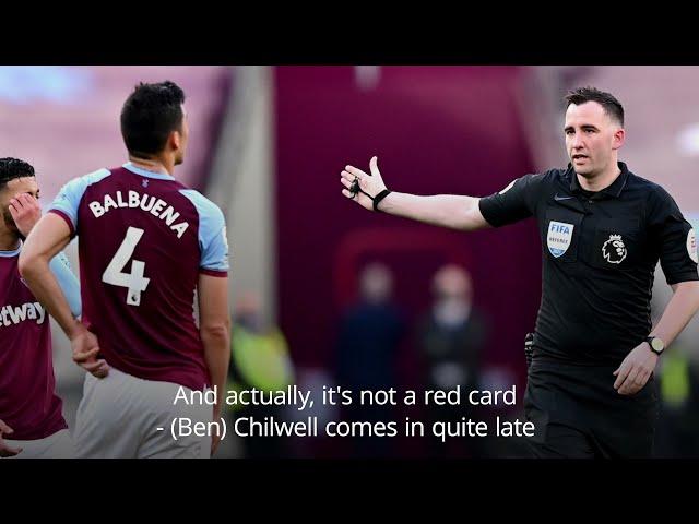 David Moyes blasts Fabian Balbuena red card decision as West Ham lose to Chelsea