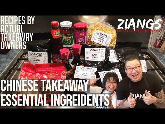 Ziangs Chinese Takeaway Must Have Ingredients, the essentials