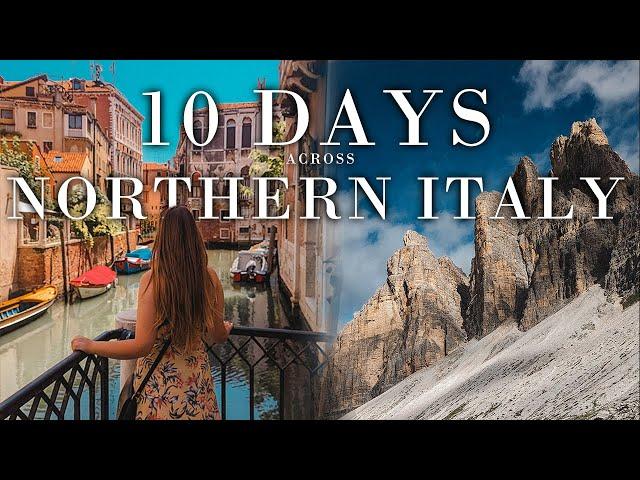 We spent 10 DAYS Driving across Northern Italy | Como, Milan, Venice, The Dolomites