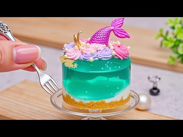 [Mini Cake ] Amazing Miniature OCEAN Cake | Wonderful Mermaid Cake Recipe By Mini Bakery