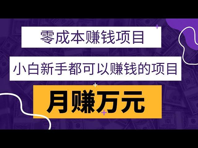 2022网赚，新手网上赚钱项目分享！零成本赚钱，月赚万元的的代找电子书项目，小白新手都可以赚钱的项目！