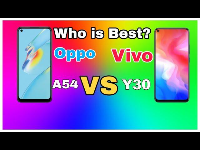 Vivo Y30 vs oppo A54 . mobile comparison.